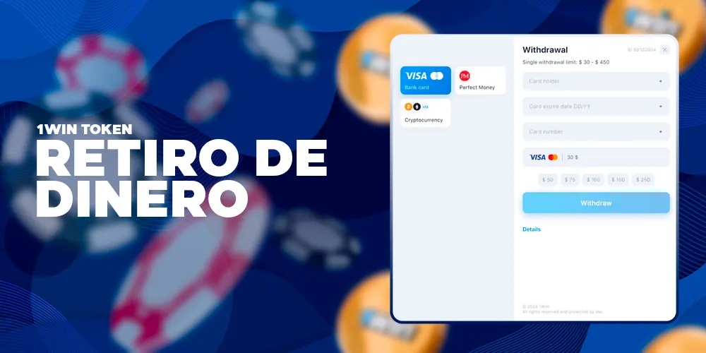 Retirar dinero del token