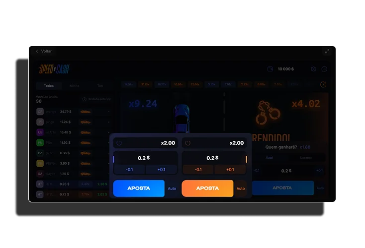 Selecciona la cantidad de dinero que deseas apostar.