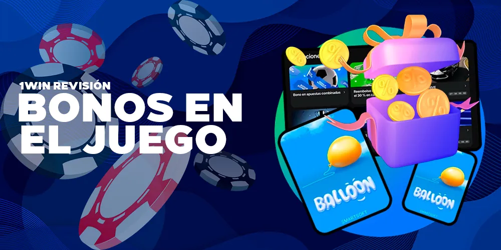 Ofertas de bonificación en el juego Balloon.