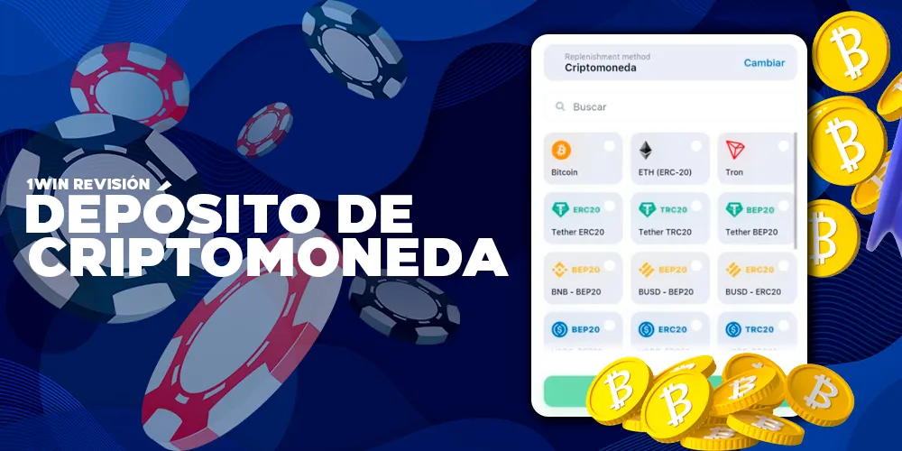 Realizar correctamente un depósito con criptomonedas.