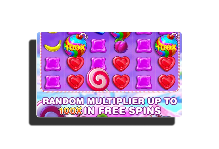 Consigue giros gratis en el juego Sweet Bonanza.